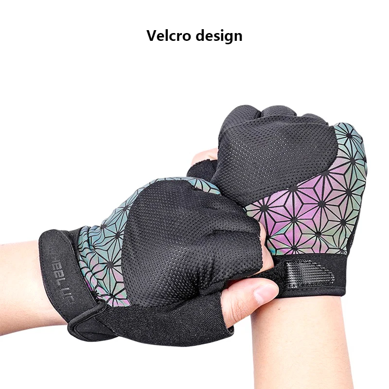 Cycling Gloves Half Finger Wear resistant SBR Shock Absorption Summer Bicycle Mountain Road Bike 5