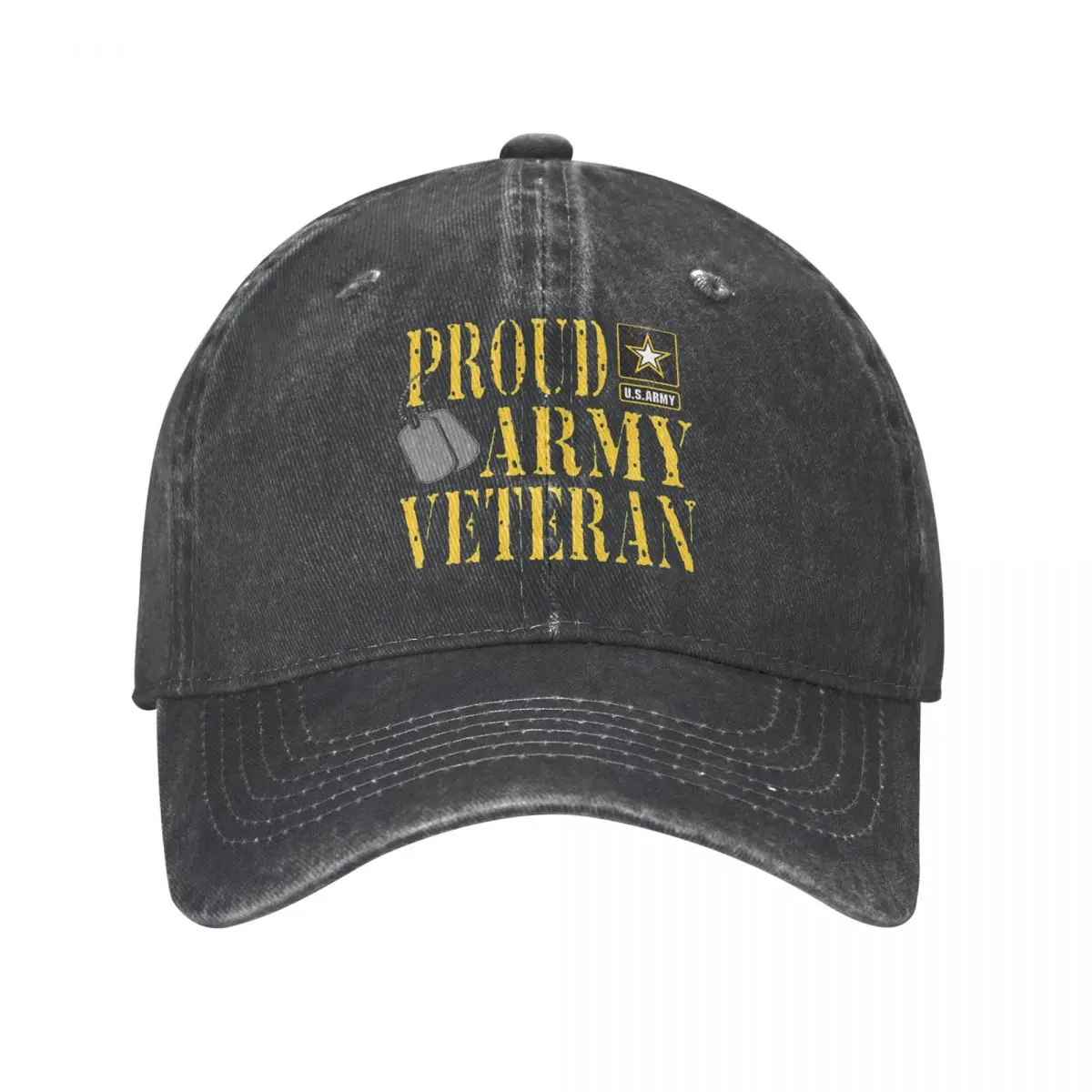

Proud US Army Veteran Military Pride Baseball Cap cowboy hat Peaked cap Cowboy Bebop Hats Men and women hats