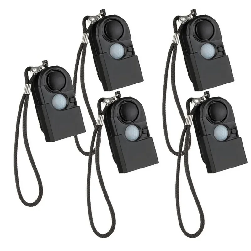 캠핑 여행 휴대용 미니 PIR 적외선 모션 센서 감지기 알람, 120dB 무선 홈 보안 도난 방지, 직송