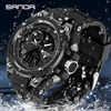 SANDA 739 Date Military Sports Watches Waterproof Electronic Wristwatch Mens Clock Orologio da uomo Style Men Digital Watch 2