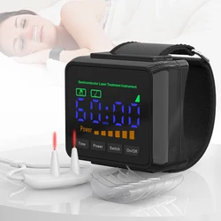KTS Laser Watch Therapy 650nm Diabetic Watch Semiconductor Laser Treatment for High Blood Pressure Congested Nose Rhinitis