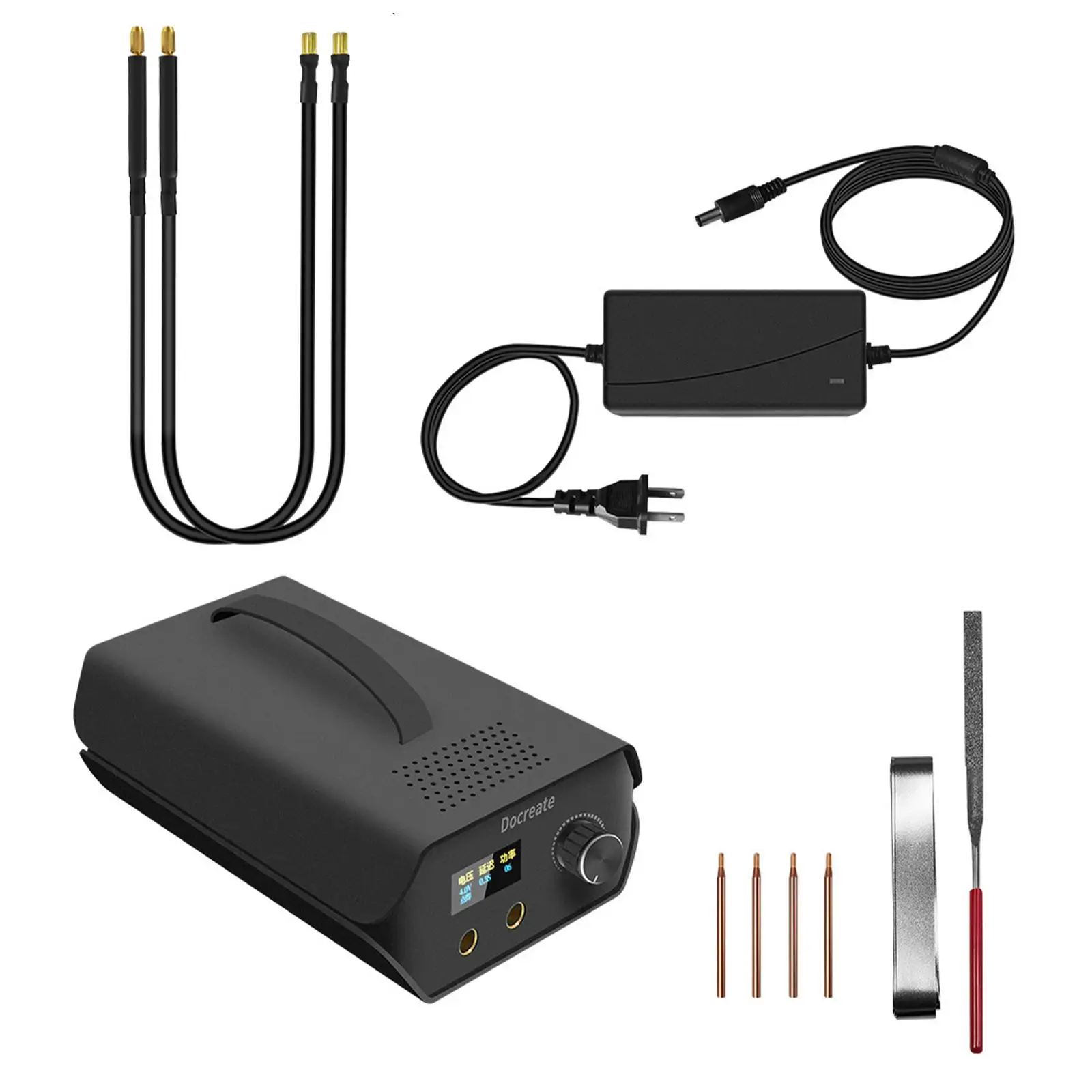 

Spot Welder Machine Welding Machine Multipurpose 120 Levels Adjust Portable Farad Capacitors Spot Welder Machine for Engineering
