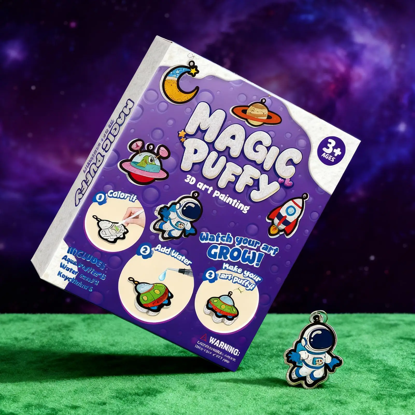 어린이용 폼 텍스처 드로잉 세트 페인트 공예 마커 펜 3D 효과 페인팅 성인 창의적 프로젝트 활동 홈 데코 학교용