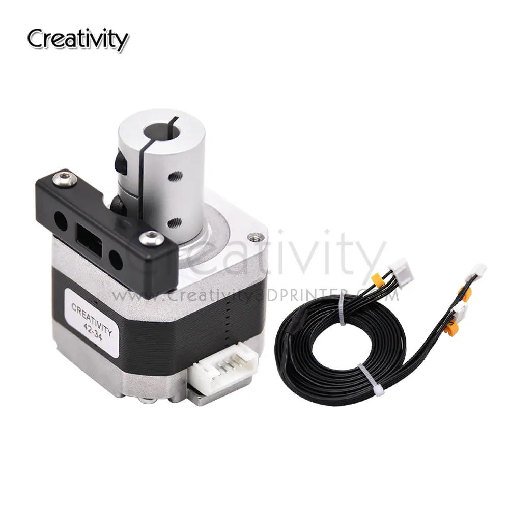 Dual Z-Axis upgrade stepper motor with Mount Block,dual type wire and 5*8mm rigid coupling kit for CR-10 / Ender-3 kit dual z axis upgrade stepper motor with mount block dual type wire and 5 8mm rigid coupling kit for cr 10 ender 3 kit