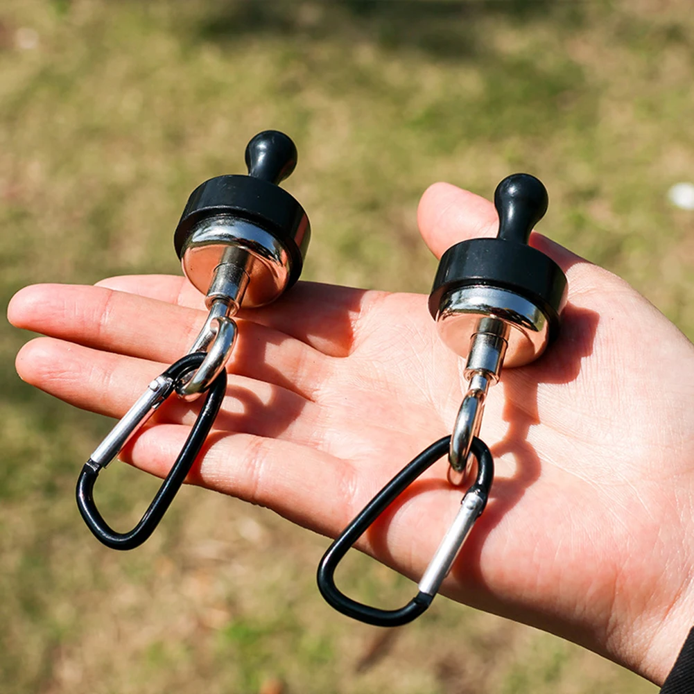 

Multifunctional Camping Magnetic Hook Outdoor Tools Max 5KG D Ring Magnetic Hanger Tent Stand Keychain Tent Canopy Magnet Hanger