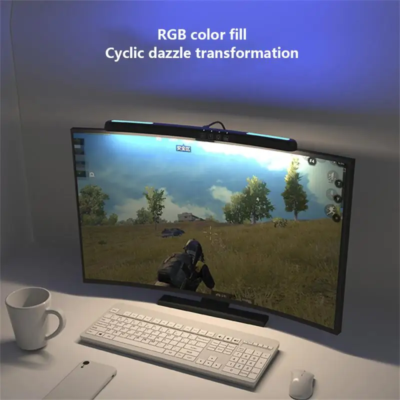 Shop Generic Curved Screen Monitor Lap Screen Light Bar No Flash Online
