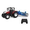 1/24 2.4G Remote Control Tractor LED Light Farmer Engineering Vehicle Modle Truck Farming Toy for Boys Kid Gift 1