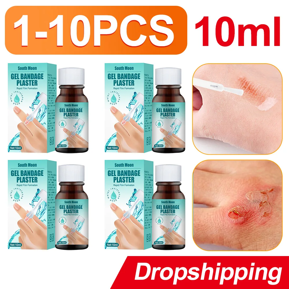 110P10mlFirstAidLiquidBreathableWaterproofBandageDisinfect