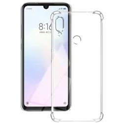 Premium Shockproof Clear Silicon Phone Case - Soft and Durable Protective Cover for Redmi Note 7 Pro (Shockproof Case)
