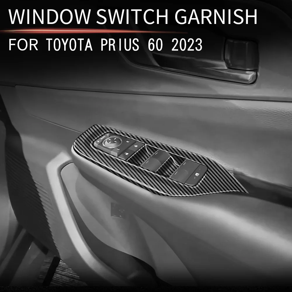 

Подлокотник RHD для Toyota Prius 60 Series 2023 2024, дверной подлокотник, стеклоподъемное стекло, панель, крышка, стеклянная панель управления, внутренние молдинги