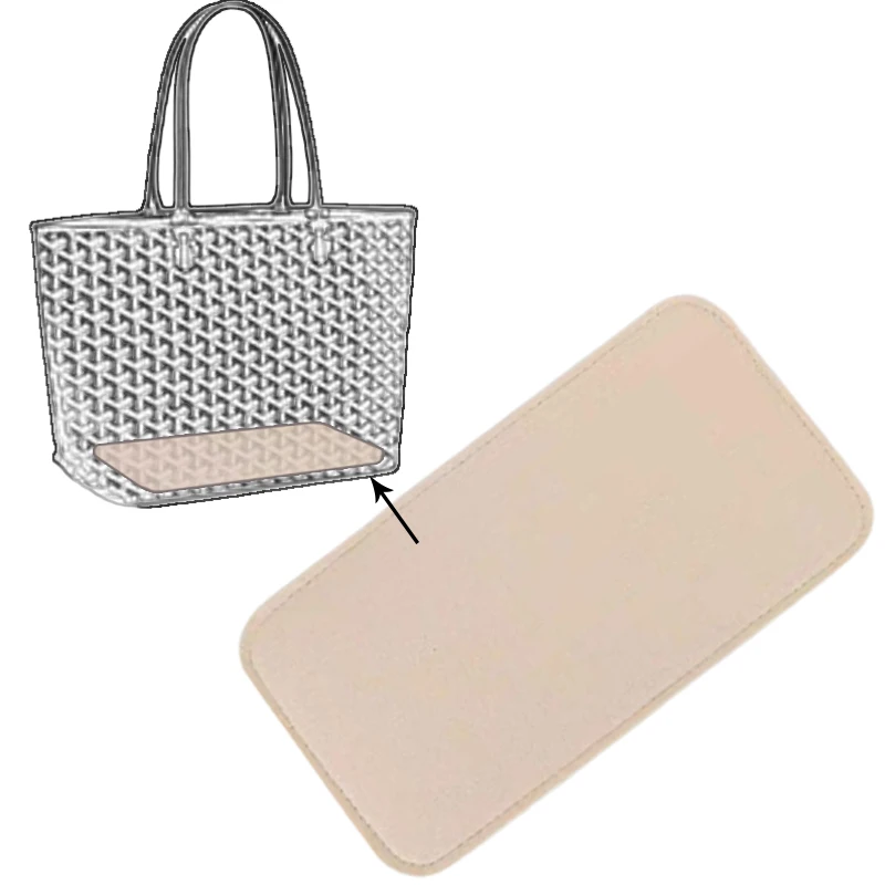 EverToner Felt Bag Shaper Fits For Goyard ANJOU PM & SAINT LOUIS PM &  ISABELLE Felt Base Shaper Luxury Bag Shaper Holder