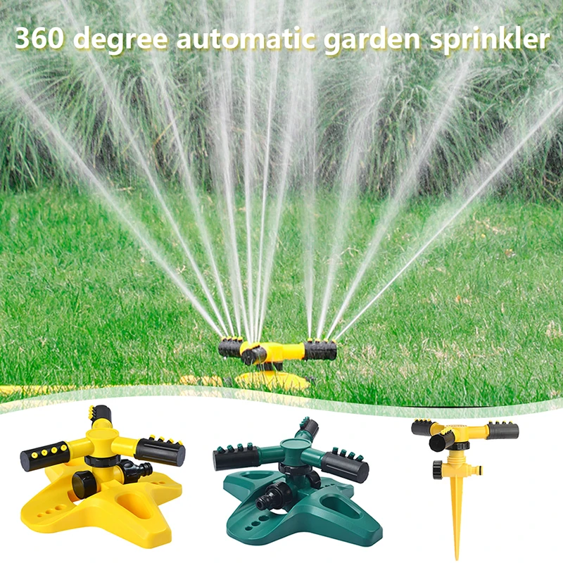 Automatic lawn sprinkler 360°Rotating Large Lawn Area Water Sprinkler 