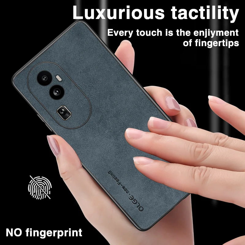 Matte Leather Phone Case For Oppo Reno And Find Pro Shockproof_voghion.com