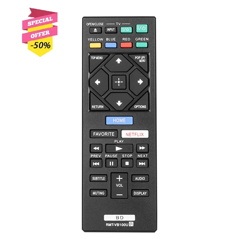 RMT-VB100U дистанционное управление для Sony Blu ray диска DVD-плеера BDP-BX150 BDP-BX350 BDP-BX550 BDP-BX650 BDP-S1500