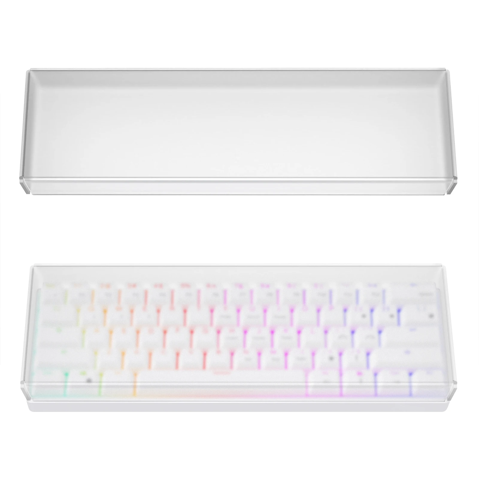 Geekria Премиум акриловая клавиатура пылезащитный чехол для 60% компактной 61 клавиши клавиатуры совместимый с RK ROYAL KLUDGE RK61