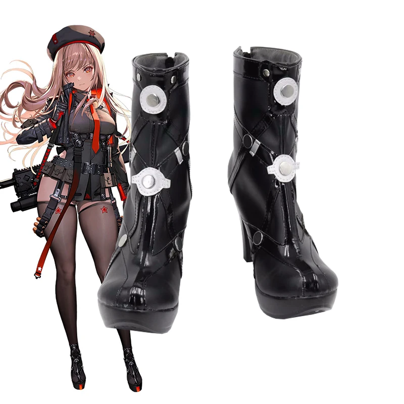 

NIKKE Goddess of Victory Rapi Game Cosplay Shoes Boots PU Leather Shoes Halloween Carnival Party Outfit Props Custom Made Women