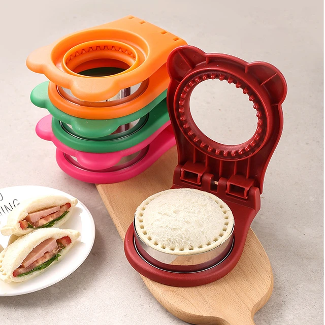 1/2PCS 2 IN 1 Sandwich Cutter and Sealer Uncrustable Bread Sandwich Maker  Decruster for Kids Lunch Sandwich Bread Toast Mold - AliExpress