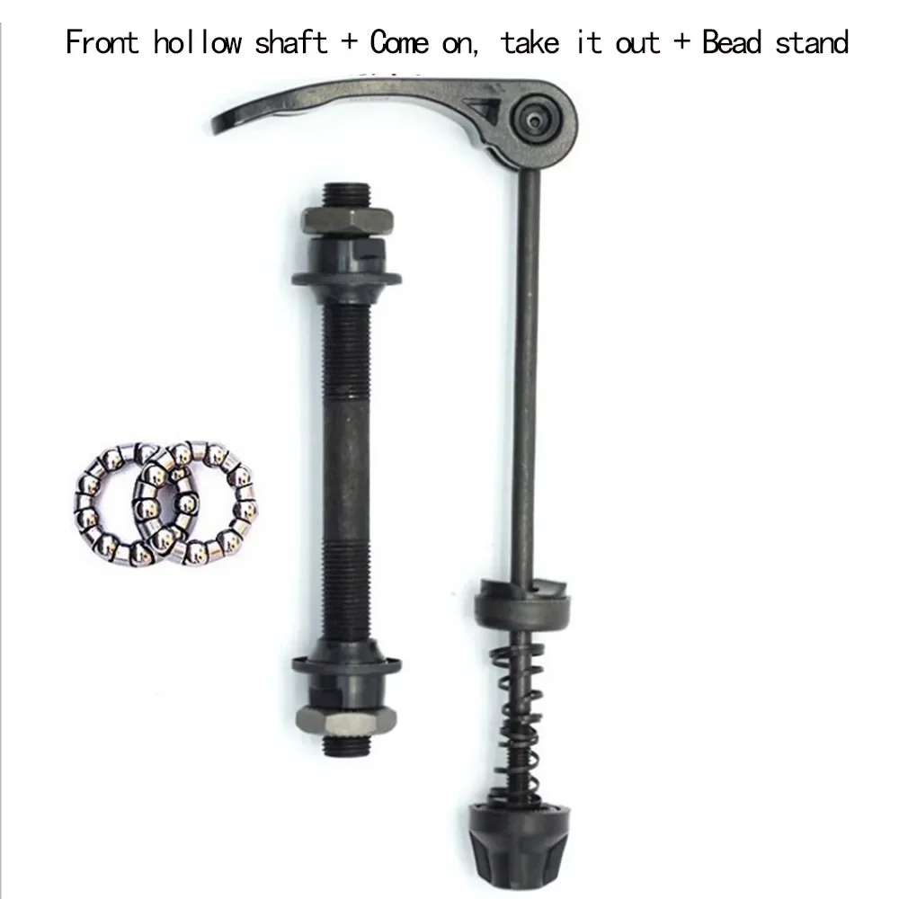 Description Picture 5 of itemBike Bicycle Axle Front Rear Quick Release Skewers With 25mmï¼ˆ1/4ï¼‰ Hub Bearings For Most Bikes Whose Bike Speed Is 6/ 7/ 8