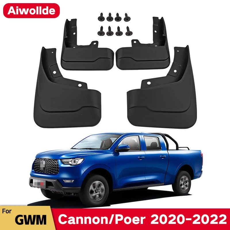 Mudflaps For Great Wall Cannon Gwm Poer Ute 20202022 Mud Splash Guard Mudguards Front Rear