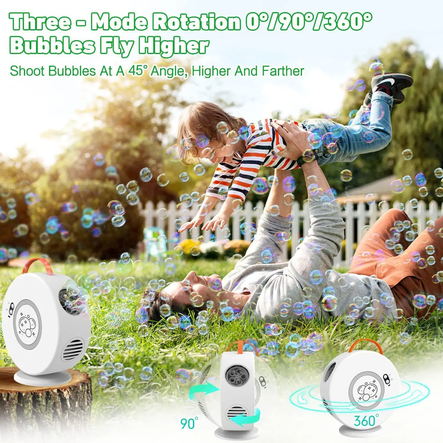 Automatic Rotation Bubble Machine Astronauts Bubble Maker Automatic Bubble Blower with Led Light Soap Bubble Maker Summer Toys 3