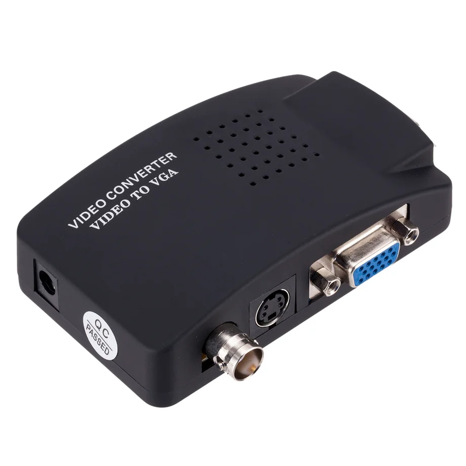Hdmi To Vga Adapter Cable,Vga Cable Adapter,Displayport To Vga Adapter Cable BNC VGA Composite S-Video to VGA Converter Video Converter Output Adapter Digital Switch Box for PC Mac TV Camera