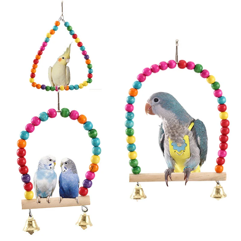 Natural Wooden Parrot Bird Perch Stand, Natural Wooden Bird Cage Stand 41664 600