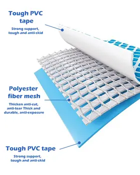 Swimming Pool Above Ground Outdoor 10 ft Rectangular Frame Pools Blue Family Outdoor Use 2