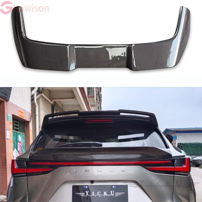 

Carbon Fiber CAR REAR WING TRUNK LIP SPOILER FOR LEXUS NX NX200 NX200t NX300h 2022 2023 2024 Roof Spoiler