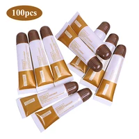 100pcs Vitamin A D Tattoo Aftercare Cream Gel Healing Skin Anti-Scar Preserve Color PMU Care Tattoo Accessories Brown 1