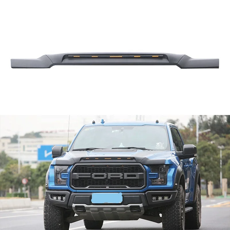 

Off Road 4*4 Fashionable Auto Accessories F150 Bonnet Guard Protector Front Engine With LED Light