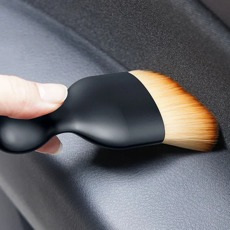 Car Interior Dust Sweeping Soft Brush Car Washing Tool Keyboard Gap Air Conditioner Crevice Cleaning Brush Dust Removal