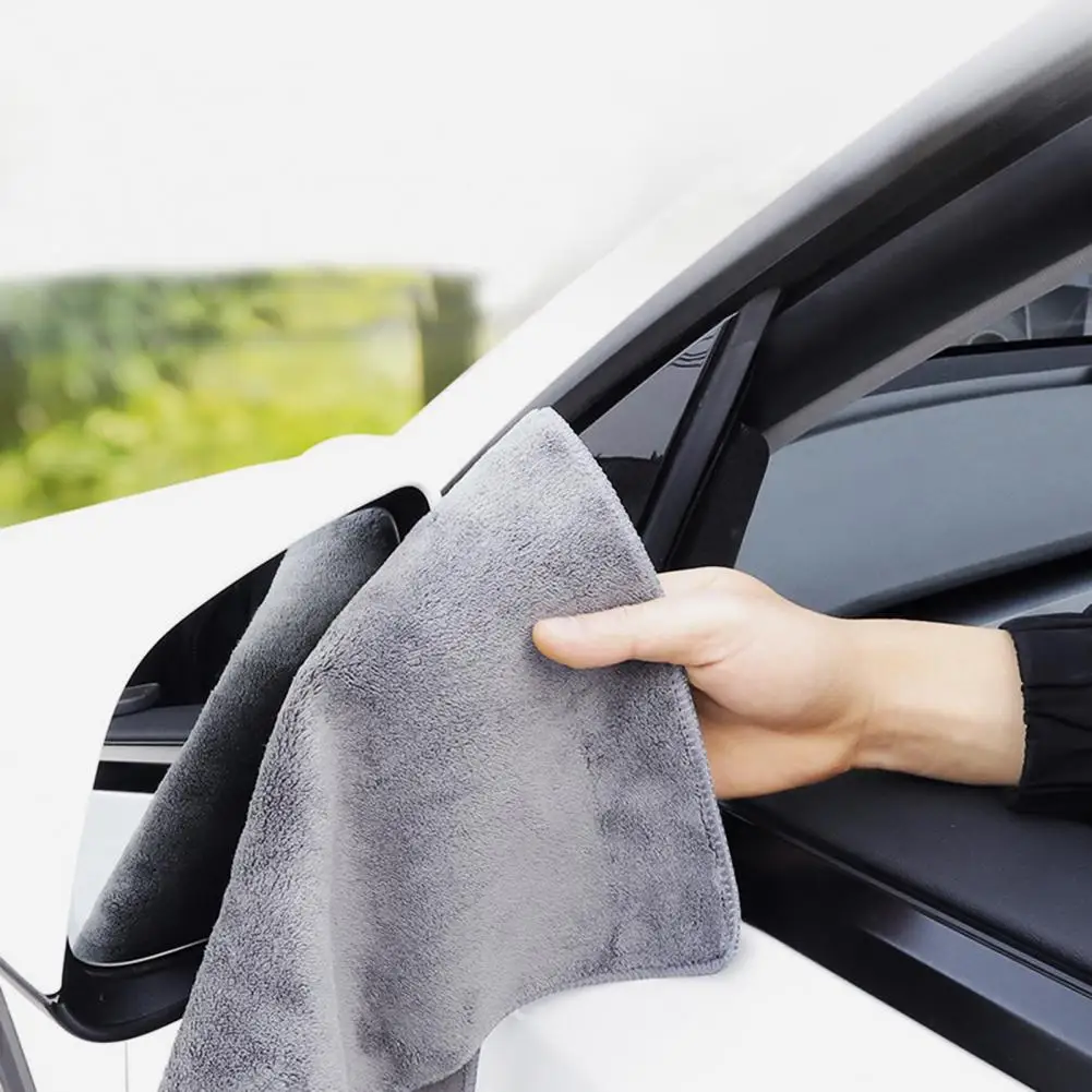 

Car Wash Towel Soft No Shedding Absorb Water Quick-drying Reusable Scratch-Free Car Cleaning Polishing Cloth for Auto