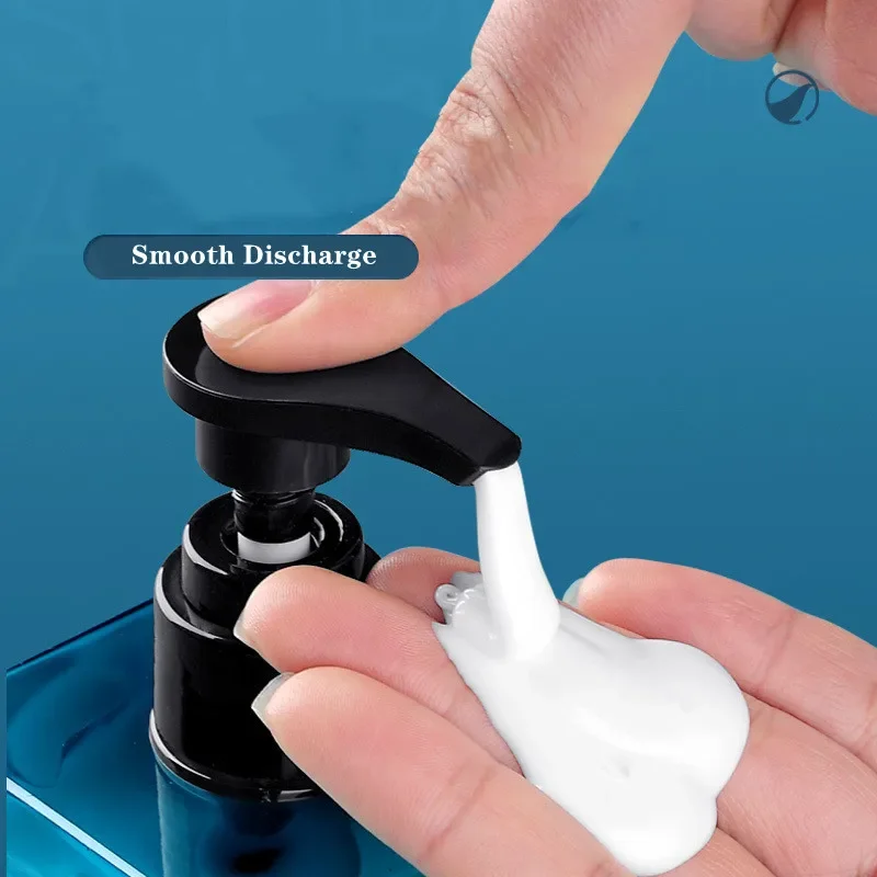 Soap dispenser shampoo dispenser refillable plastic bottles refillable bottle soap dispenser bottle 250/450/650ml Liquid Soap Dispenser Storage Bottles Plastic Square Outdoor Travel Refillable Shampoo Press Empty Bottles
