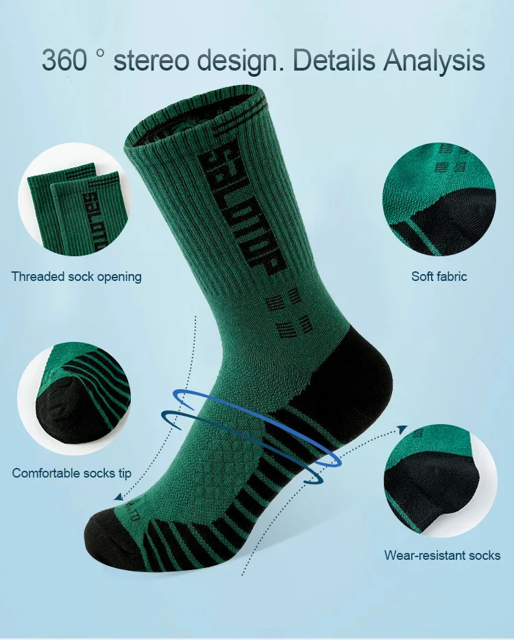 5 Paar Herren-Sportsocken aus 100 % Baumwolle, schwarz, weiß, Spleißfarbe, schweißabsorbierend, geruchshemmend, elastisch, Outdoor-Laufsportsocken – Detail 4