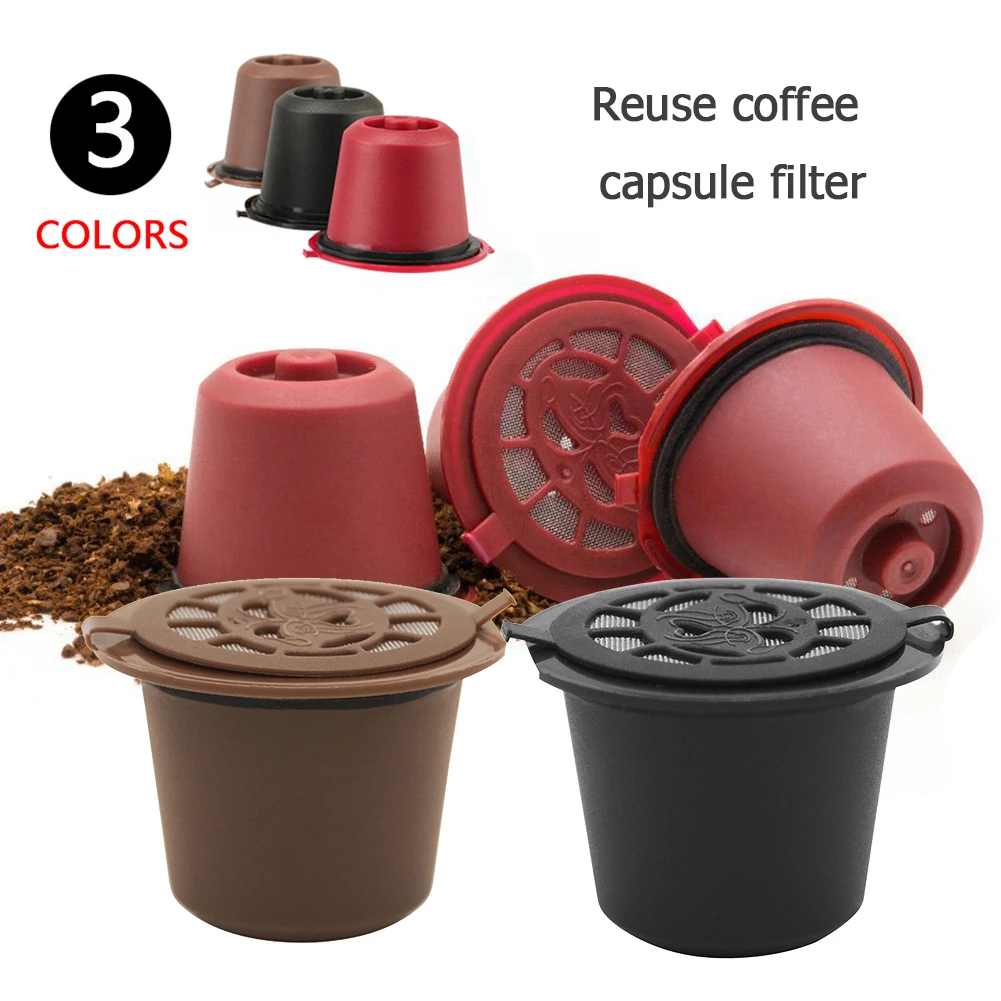 vleet Oriënteren Beroep 4pcs/pack Reusable Coffee Capsule Cup Filter For Dolce Gusto Nespresso  Inissia Top Caliber Is About 38mm Weight Each About 5g - Pitcher Water  Filter Cartridges - AliExpress