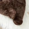 Baby Boy Bear Pattern Hooded Fluffy Fleece Jumpsuit 6