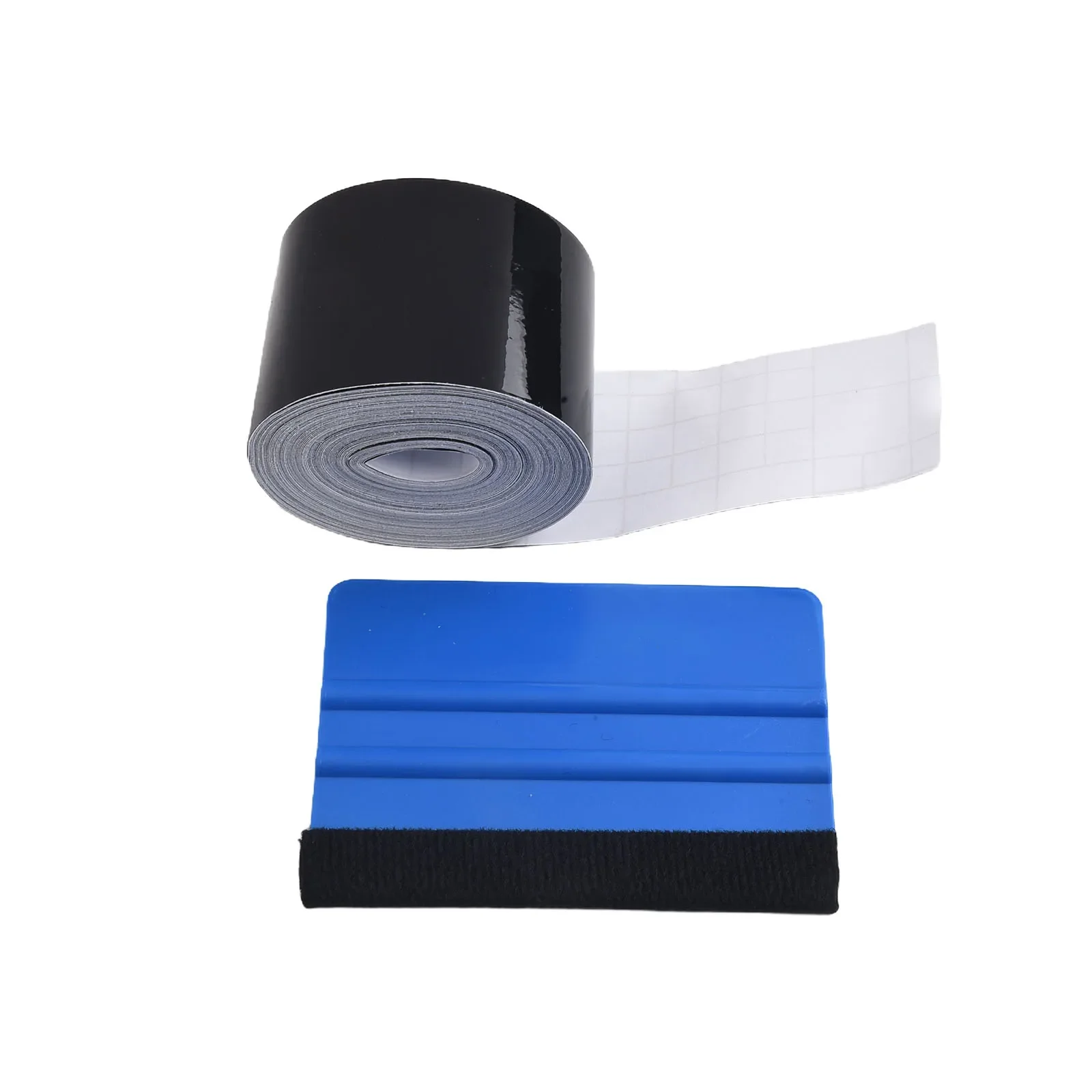 Pellicola per auto Nastro antigraffio Pellicola per auto Kit involucro in vinile lucido per Black Out Chrome Elimina per finiture per finestre Pellicola per auto antigraffio - Image 3
