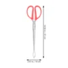 2 Pcs Handle Trash Tongs Forceps Stainless Steel Garbage Grabber Tool Scissors Para 5