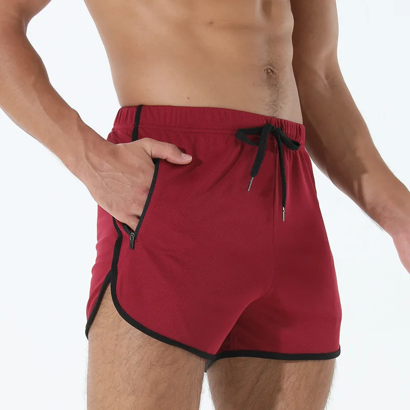 

2023 Gym Shorts Men Running Shorts Sport Homme Breathable Soft Tennis Workout Sportswear Mesh Short Pants Male Yoga Basketball