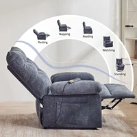 Кресло-подставка Redlife для пожилых людей, эргономичный диван-подставка с 3 моторами, регулируемое положение, для гостиной, спальни — изображение 2