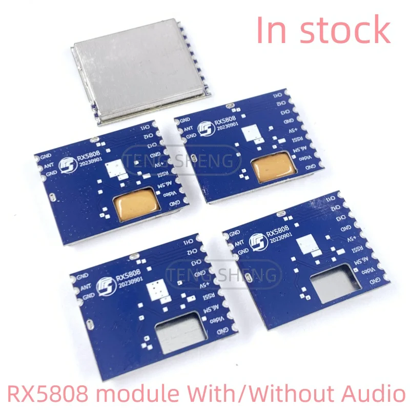 Récepteur audio vidéo FM 5.8G sans/avec audio pour drone FPV caméra stabilisation