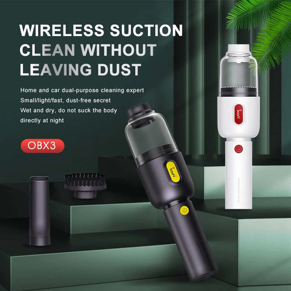

Car Vacuum Cleaner Home Portable Wireless Charging Wet And Dry Dual-use Mini Convenient Household Handheld Auto Vacuum Cleaner