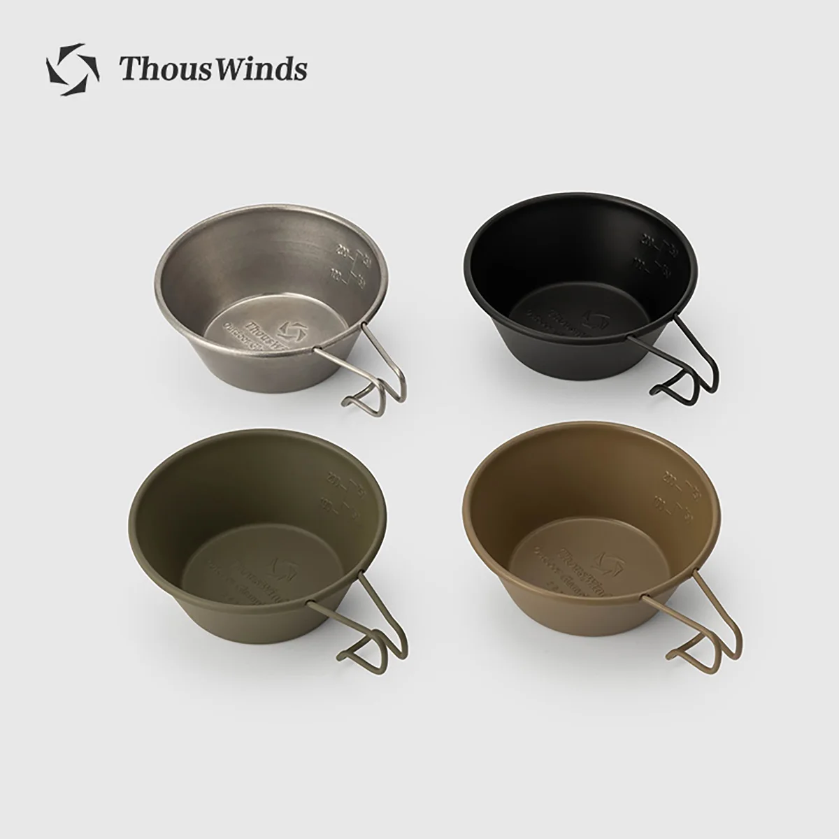 Thous Winds 휴대용 캠핑 요리, 레트로 야외 식기, 스테인레스 스틸 쏘서, 피크닉 조리기구, 캠핑 용품