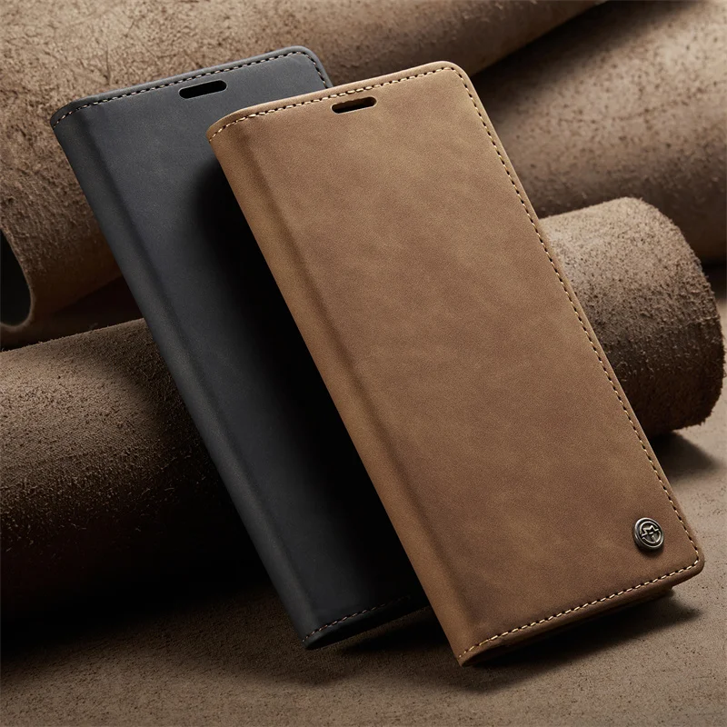 CaseMe Original For iPhone 15 14 Pro Max Case 15 14 11 13 Mini XR X S Plus SE Retro Magnet Wallet For iPhone 15 14 Pro Max Case