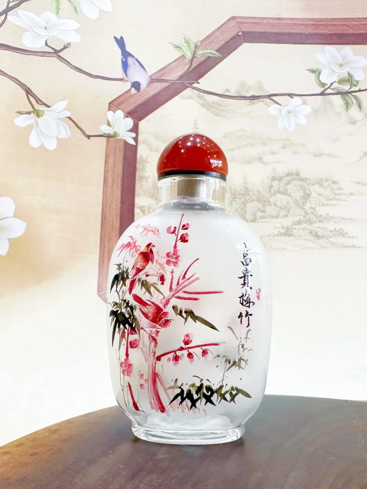 

inside Painted Snuff Bottle Festival Graduation Small Gift Souvenirs for Foreigners Friends and Teachers All the Best