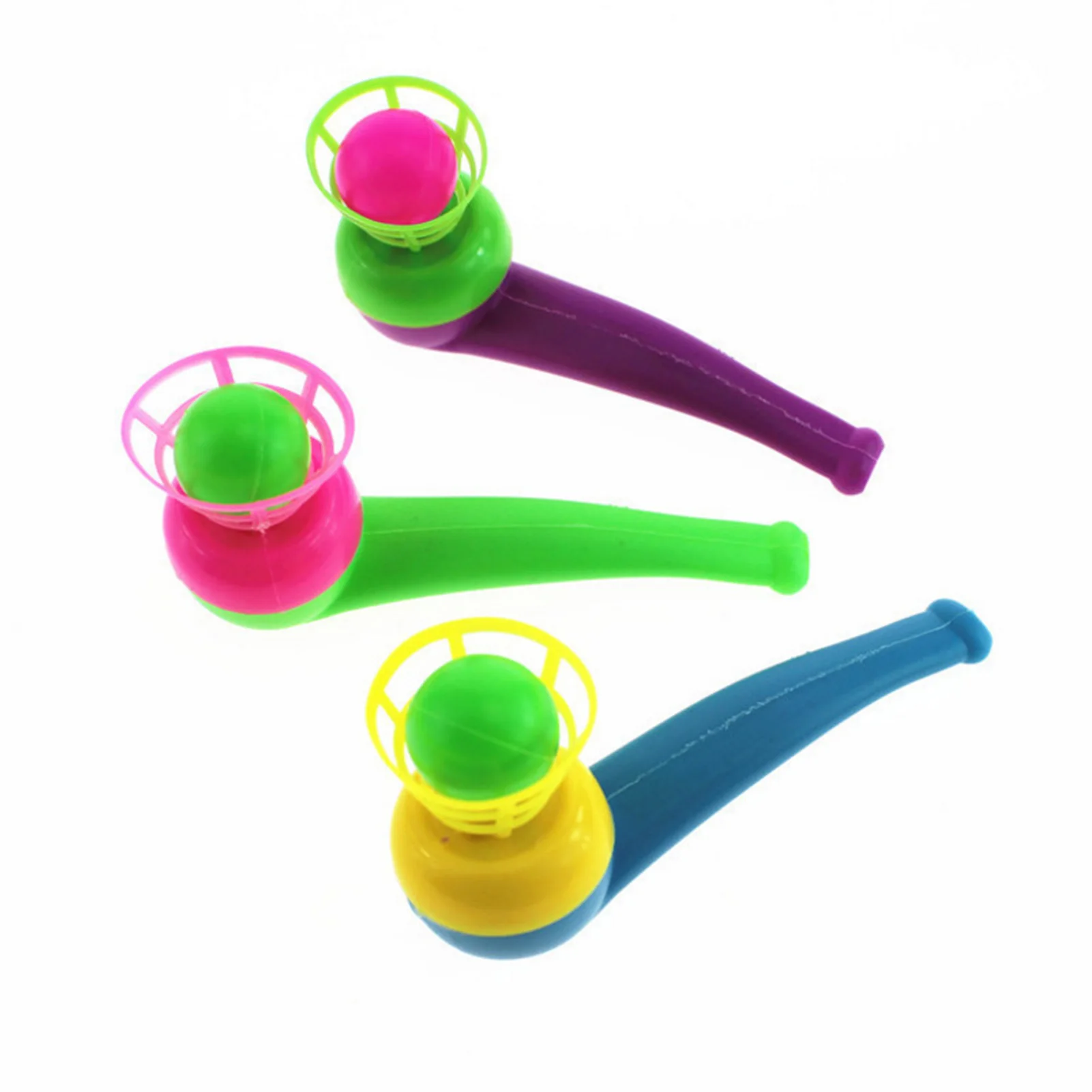 1Set fun blowing ball balance floating flute educational toy for children  stMAB 