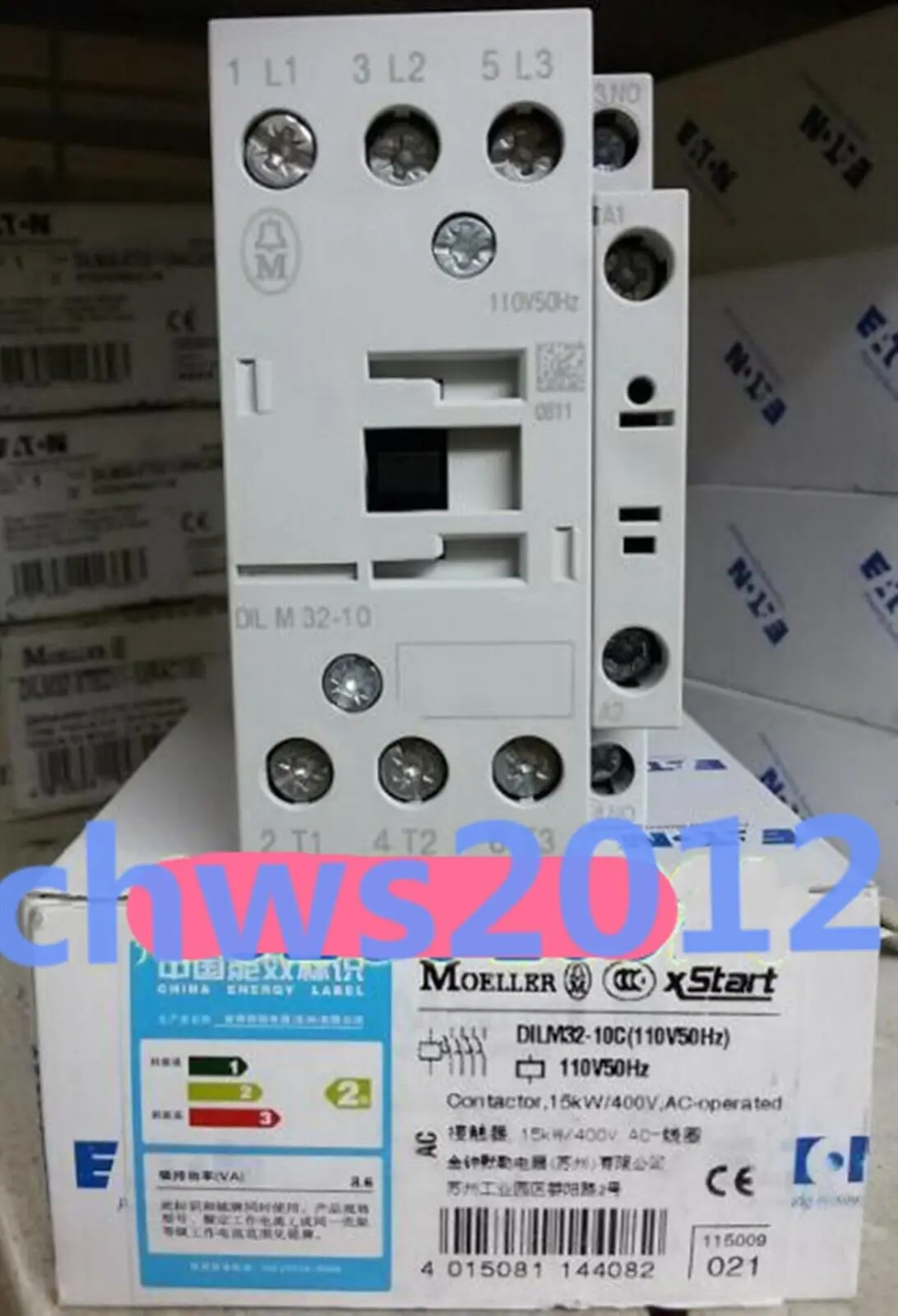 

1 шт., новый двигатель EATON DILM32-10C(110V50HZ), контактор