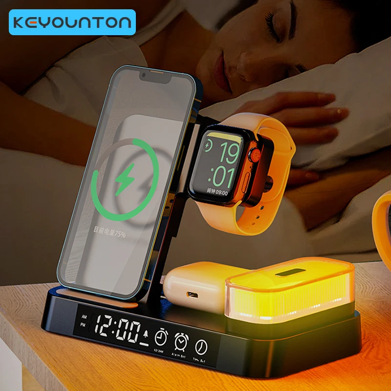 15WWirelessChargerwithAlarmClockforiPhone1413WirelessFast