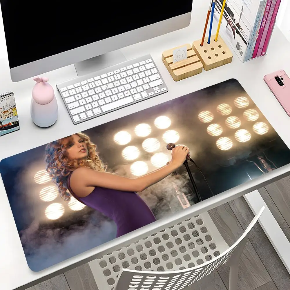 thumbnail image 1 of Alfombrilla de ratón T-Taylor-Swift con impresión HD, tamaño grande, para ordenador de oficina, XXL, para PC, gamer, GreekMyth, 90 x 40 cm, 1 of 5