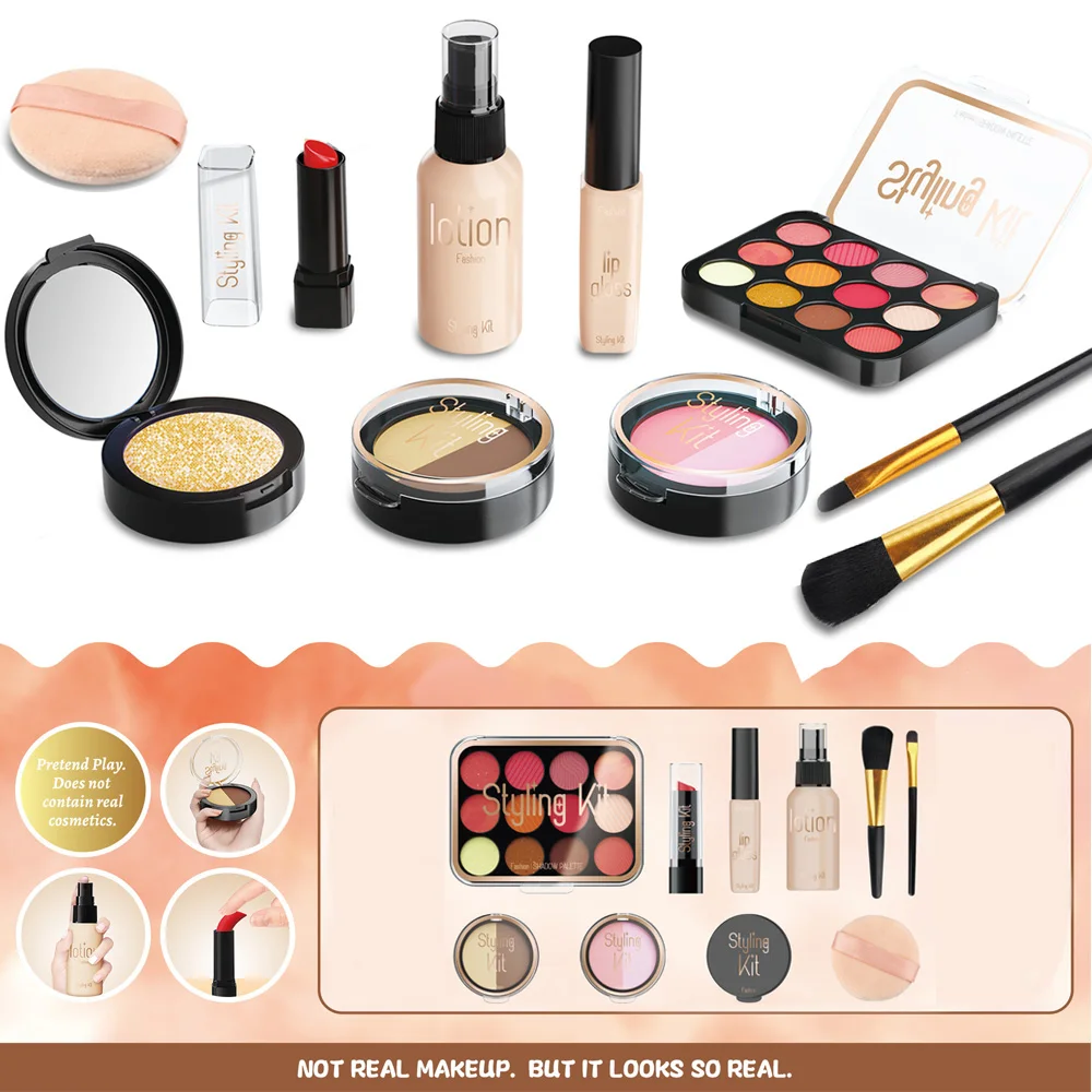 Glamour Play Makeup Set for Girls – Pretend Beauty Kit for Ages 3 and Up